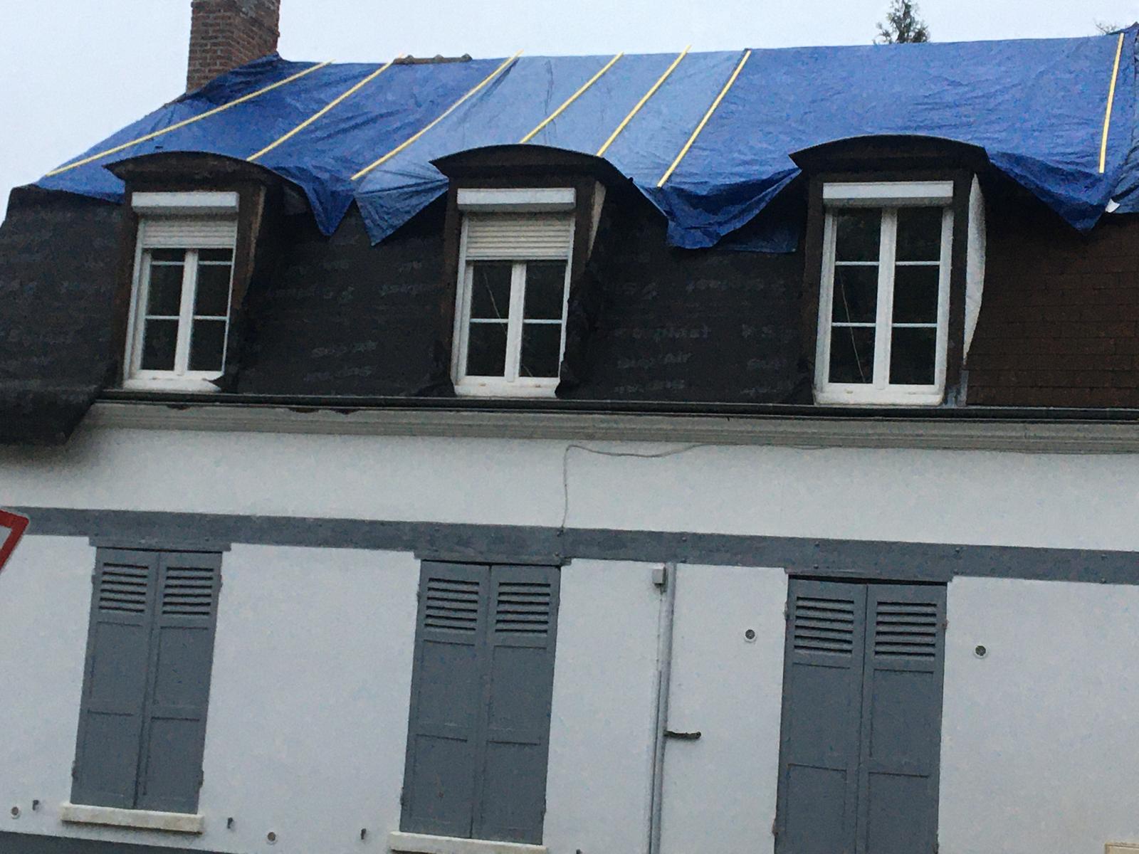 Réfection de toiture ancienne à Bezons 95870 dans le Val-d’Oise 95