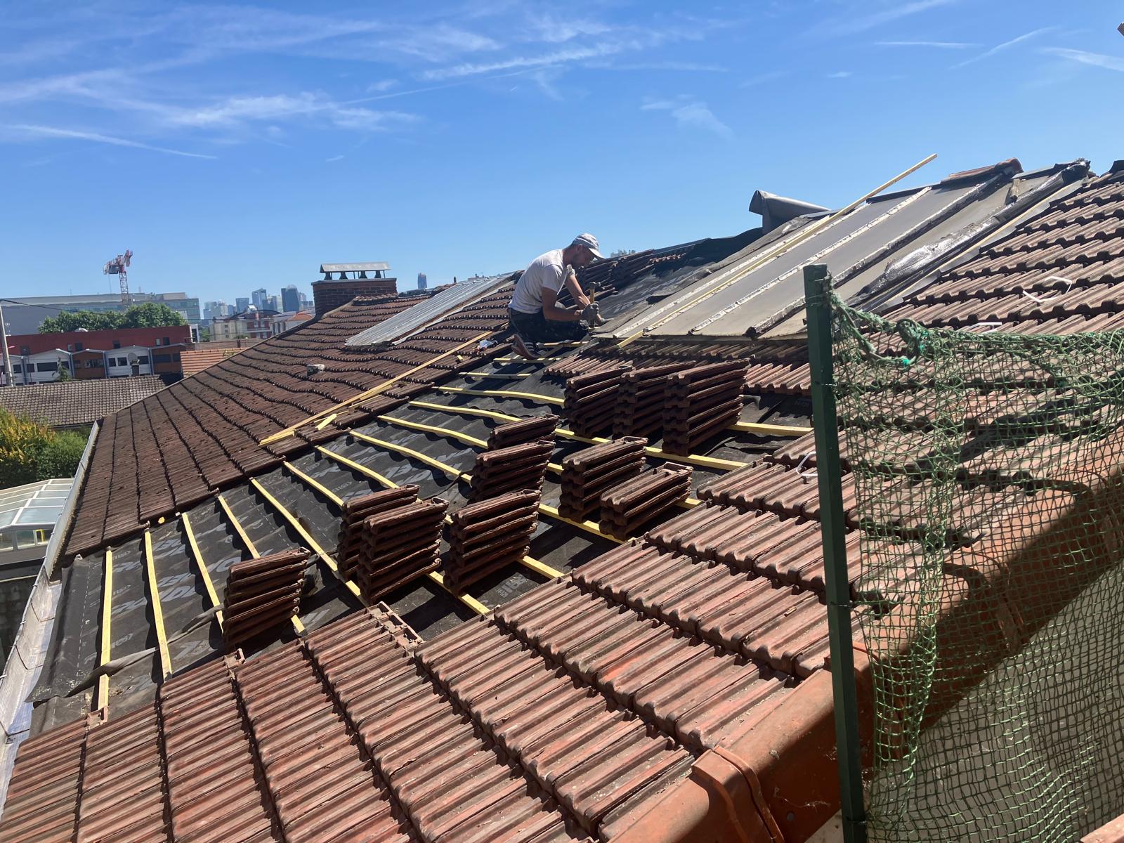 Traitement préventif de charpente à Bezons (95870) par RV Couvreur dans le Val-d’Oise (95)