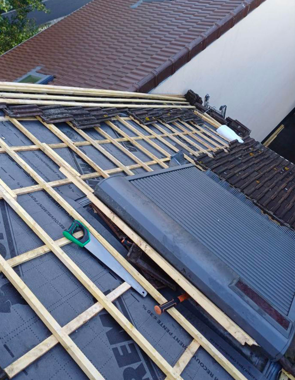 Pose de Velux à Bezons (95870) dans le Val d'Oise (95)