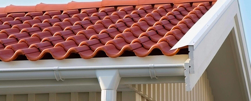 Gouttière dans le Val d'Oise