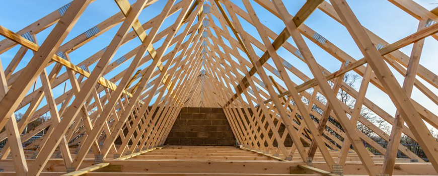 Pose de charpente dans le Val d'Oise